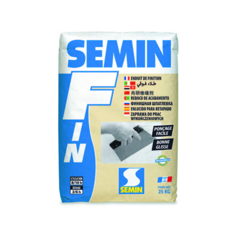 ENDUIT INTERIEUR FIN SEMIN F SAC 25KG