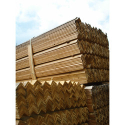 CORNIERE PIN SYLVESTRE TRAITE CLASSE 4 55X55MM LONGUEUR 3.00M