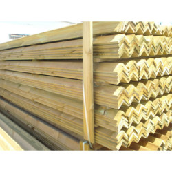 CORNIERE PIN SYLVESTRE TRAITE CLASSE 4 45X45MM LONGUEUR 3.00M