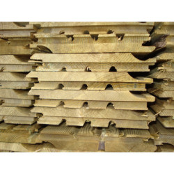 LAME DE BARDAGE CLIN PROFIL VICTORIA 21X145MM LONGUEUR 5.70M TRAITE CLASSE 4
