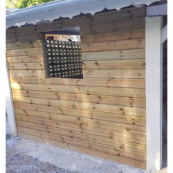 LAME DE BARDAGE CLIN PROFIL VICTORIA 21X145MM LONGUEUR 3.30M TRAITE CLASSE 4