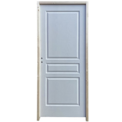 BLOC PORTE ALVEOLAIRE POSTFORMEE TRAVSERSE DROITE 204X73X4 DROITE