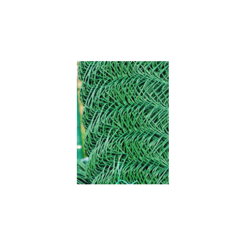 GRILLAGE SIMPLE TORSION PLASTIFIE VERT 2X25M