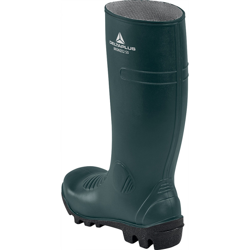 BOTTE DE SECURITE PVC BRONZE2 S5 VERT 47