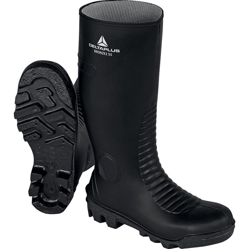 BOTTE DE SECURITE PVC BRONZE2 S5 VERT 47