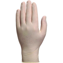 GANT JETABLE LATEX CHLORINE NON POUDRE T6-7 BOITE 100