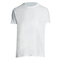 T-shirt HIKE 190g-m2 100 coton. blanc. L