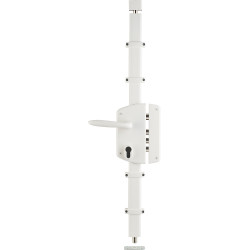 SERRURE APPLIQUE 3 POINTS MELIS DROITE A FOUILLOT BLANC