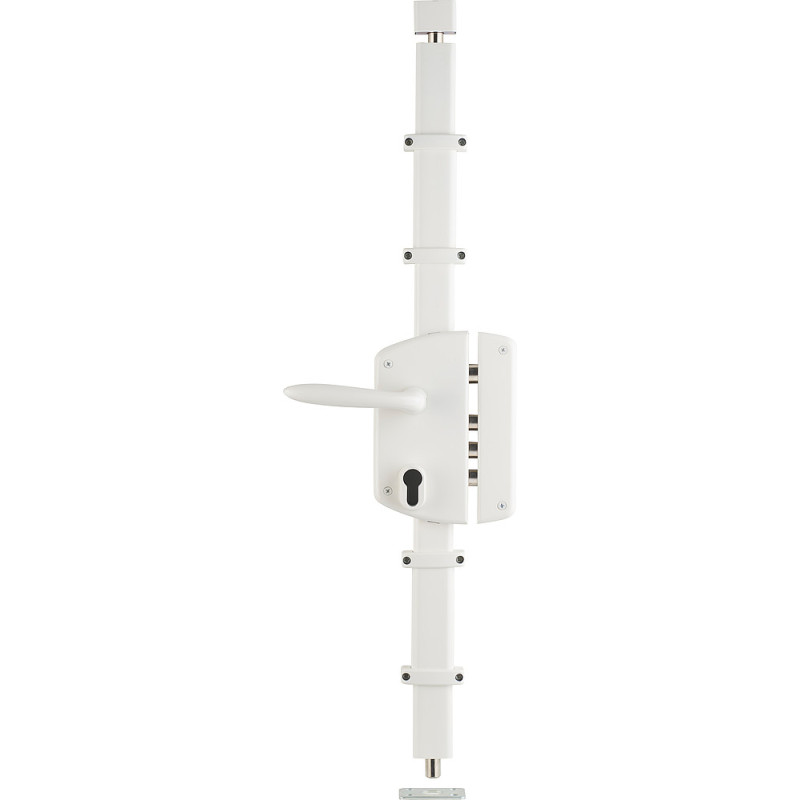 SERRURE APPLIQUE 3 POINTS MELIS DROITE A FOUILLOT BLANC