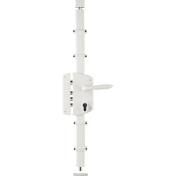 SERRURE APPLIQUE 3 POINTS MELIS GAUCHE A FOUILLOT BLANC