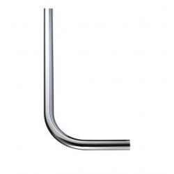 Tube de chasse coudé 28mm. 520x200mm en PVC pour Presto 1000-P1000 XL