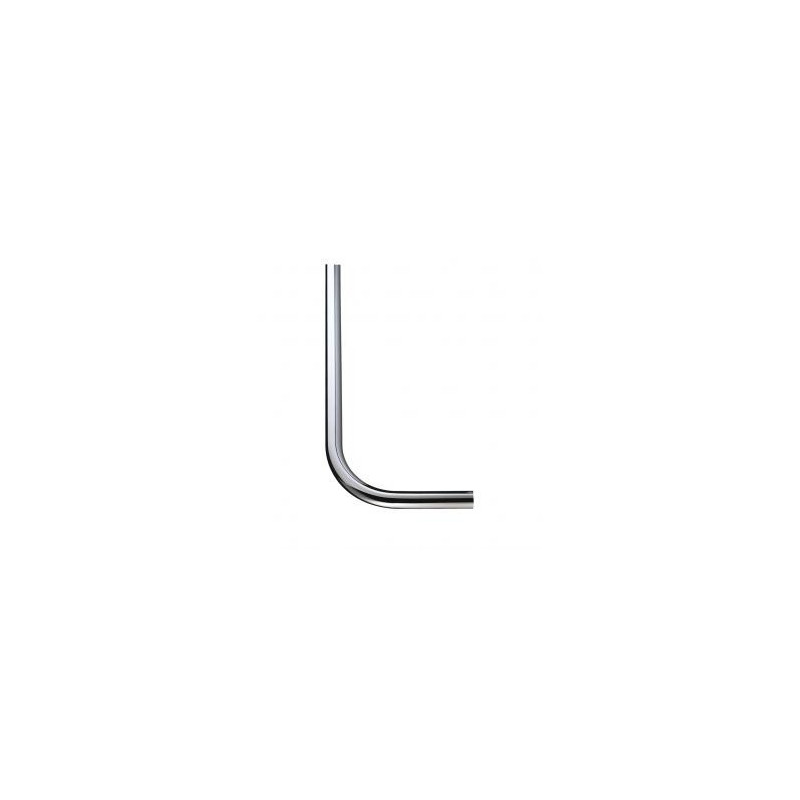 Tube de chasse coudé 28mm. 520x200mm en PVC pour Presto 1000-P1000 XL