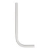 Tube de chasse coudé 28mm. 520x200mm en PVC pour Presto 1000-P1000 XL