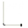 Tube de chasse coudé 28mm. 520x200mm en PVC pour Presto 1000-P1000 XL