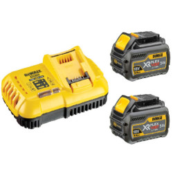 Pack de démarrage FLEXVOLT 2 batteries 54V 6Ah + chargeur rapide
