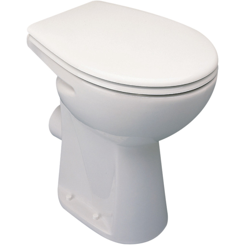 Cuvette sur pied indépendante 48 x 36.5 cm NF ULYSSE blanc