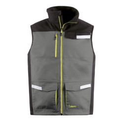 GILET KAVIR L GRIS-NOIR
