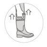 BOTTE TRAVAIL PVC GROUNDHC OB VERT 43