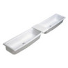 Lavabo "Auge" 95 x 33 cm Contour 21 blanc. en céramique