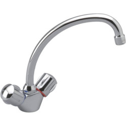 Mélangeur évier monotrou NF ULYSSE C chrome