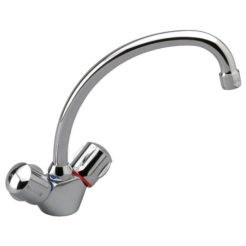 Mélangeur évier monotrou NF ULYSSE C chrome