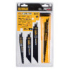 Coffret 8 lames de scie sabre XR Runtime - coupe du bois et du métal 152-230 mm