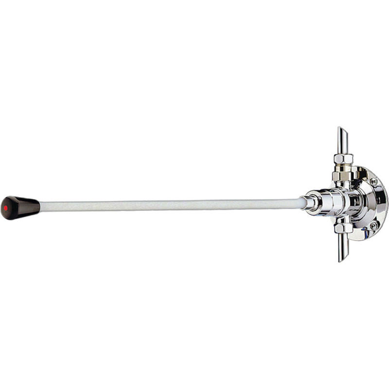 Presto 712 robinet simple lavabo à commande fémorale murale 390 mm