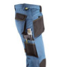 PANTALON SLICK L BLEU-NOIR