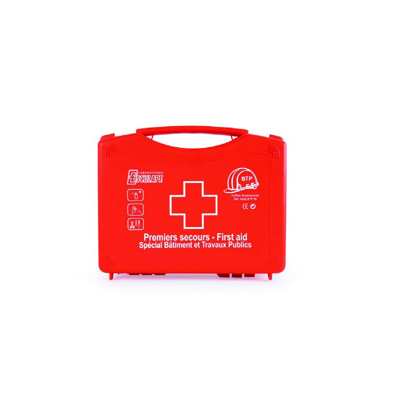 TROUSSE DE SECOURS JUSQU’À 10 PERSONNES BTP