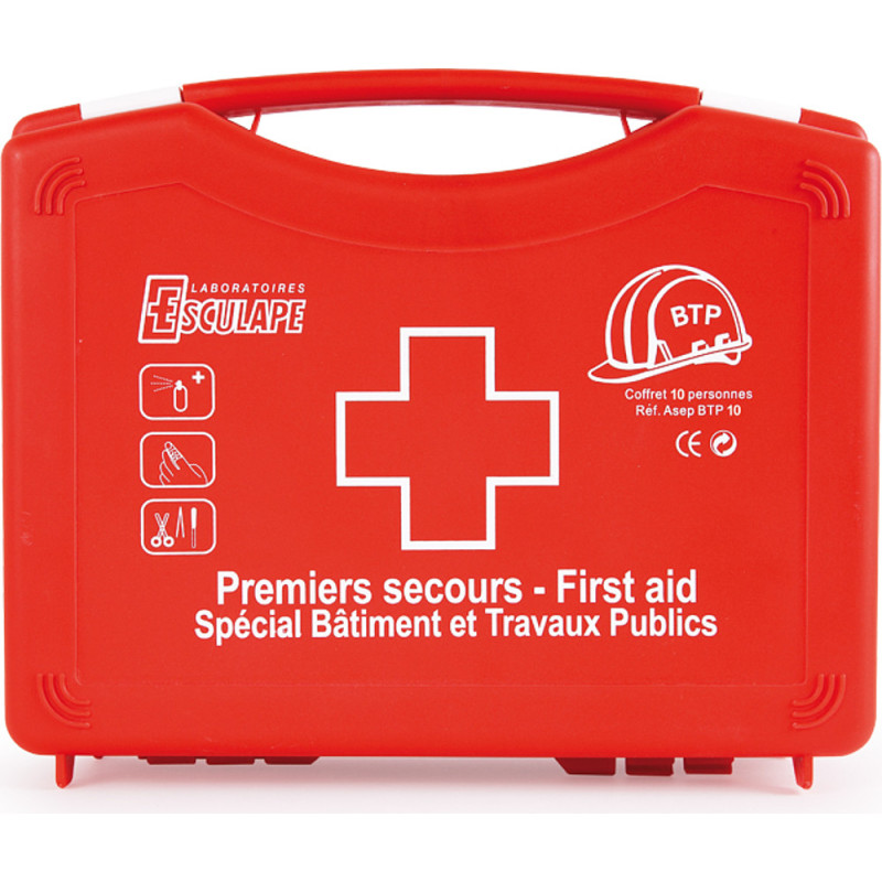 TROUSSE DE SECOURS JUSQU’À 10 PERSONNES BTP