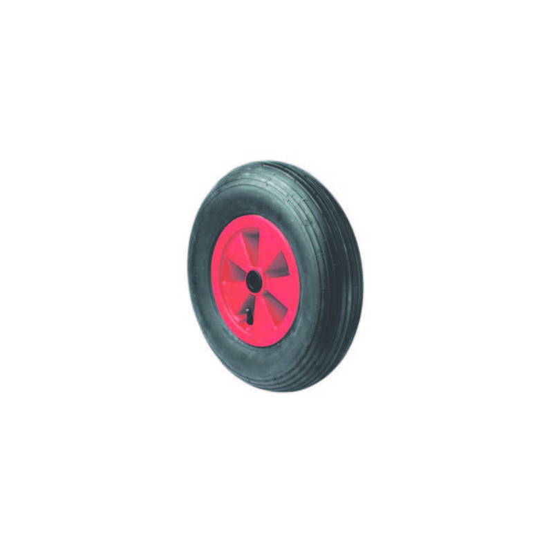 ROUE BULLE  D260 LARG MOYE 74 ROULEAU ALES D20 PNEU NOIR 4 PLIS PETIT PAVE CORP