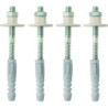 KIT FIX. CHAUFFE-EAU 10X120