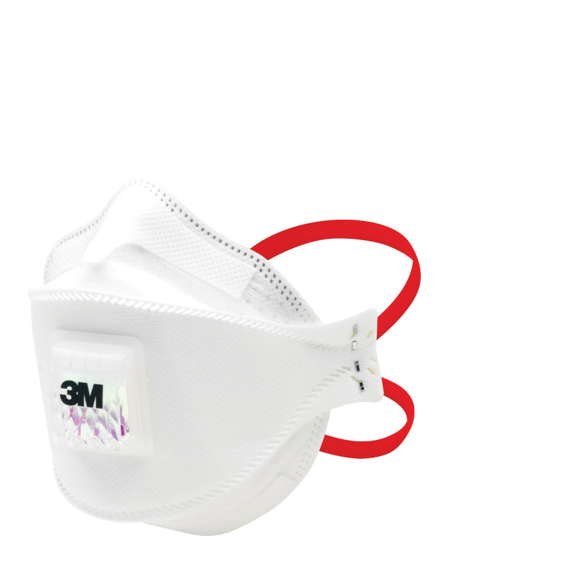 MASQUE ANTIPOUSSIERE PLIABLE FFP2 X10 AURA 9322+ GEN3 AVEC VALVE