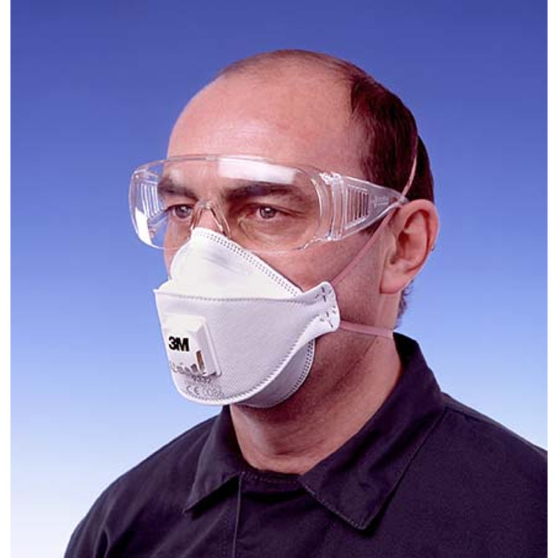 MASQUE ANTIPOUSSIERE PLIABLE FFP3 X10 AURA 9332+ GEN3 AVEC VALVE