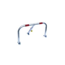 BARRIERE PARKING ACIER GALVA AVEC CADENAS