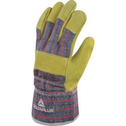 GANTS DOCKER CUIR TOILE T10