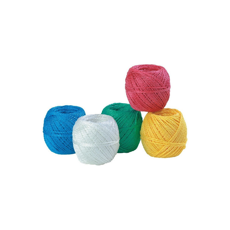 FICELLE POLYPROPYLENE 5X90ML 1.6 COULEURS ASSORTIS