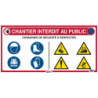 PANNEAU DE CHANTIER 10 EN 1 800X400MM