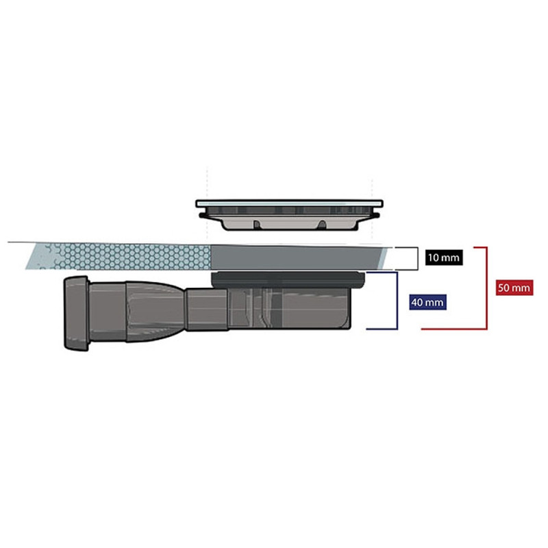 BONDE A CHAPER SLIM INOX 115