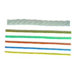 CORDE POLYPROPYLENE D6 BLANC COURONNE DE 10M