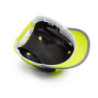 CASQUETTE ANTI-HEURT AEREE COTON-MESH JAUNE HV VISIERE 5CM