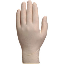 GANT JETABLE LATEX CHLORINE NON POUDRE T8-9 BOITE 100