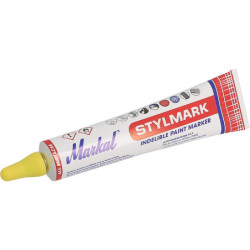 MARQUEUR PEINTURE JAUNE TUBE