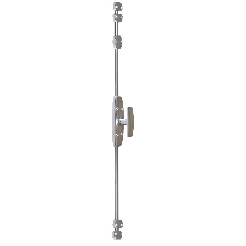 CREMONE BOUTON CHROME 1CB AVEC VIS