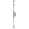CREMONE BOUTON CHROME 1CB AVEC VIS