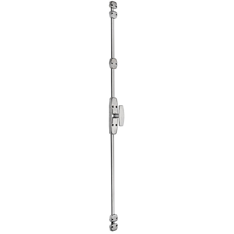 CREMONE BOUTON CHROME 1CB AVEC VIS