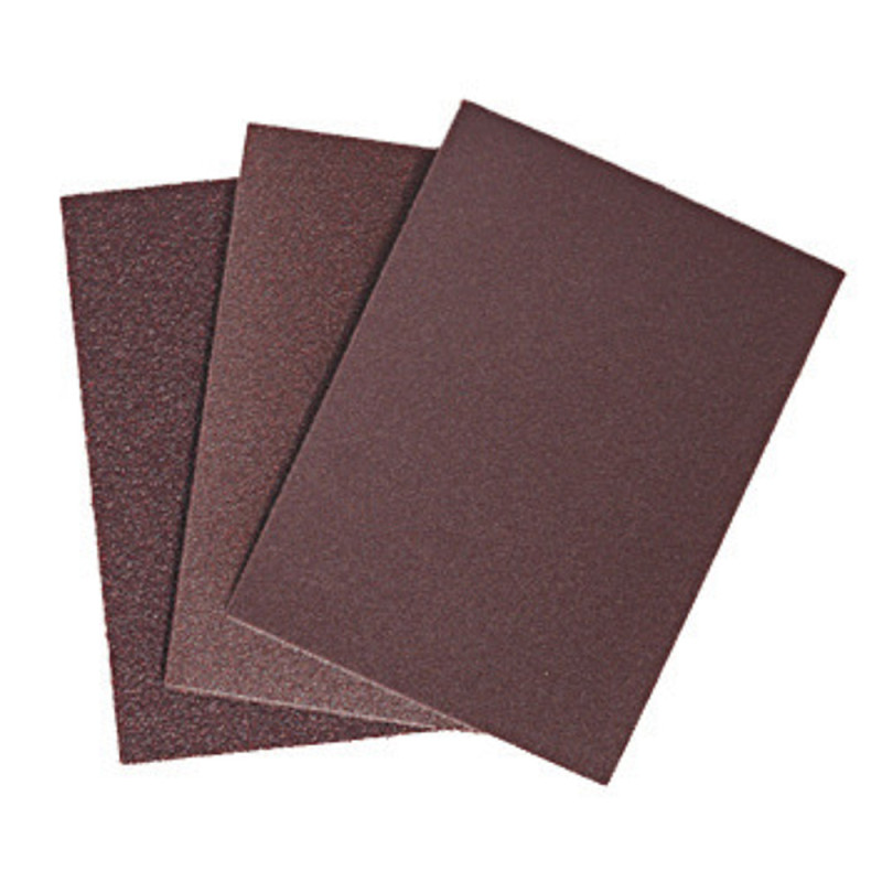 Papier abrasif pour set de ponçage de profils - Grain 80 - Pack de 25