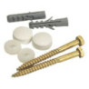 KIT FIX. LONGUE WC BIDET 8X80