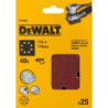 1-4 feuille abrasive pour ponceuses vibrantes grain 40-8 perforations 115x115 mm
