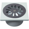BONDE SOL 10X10CM GRILLE INOX